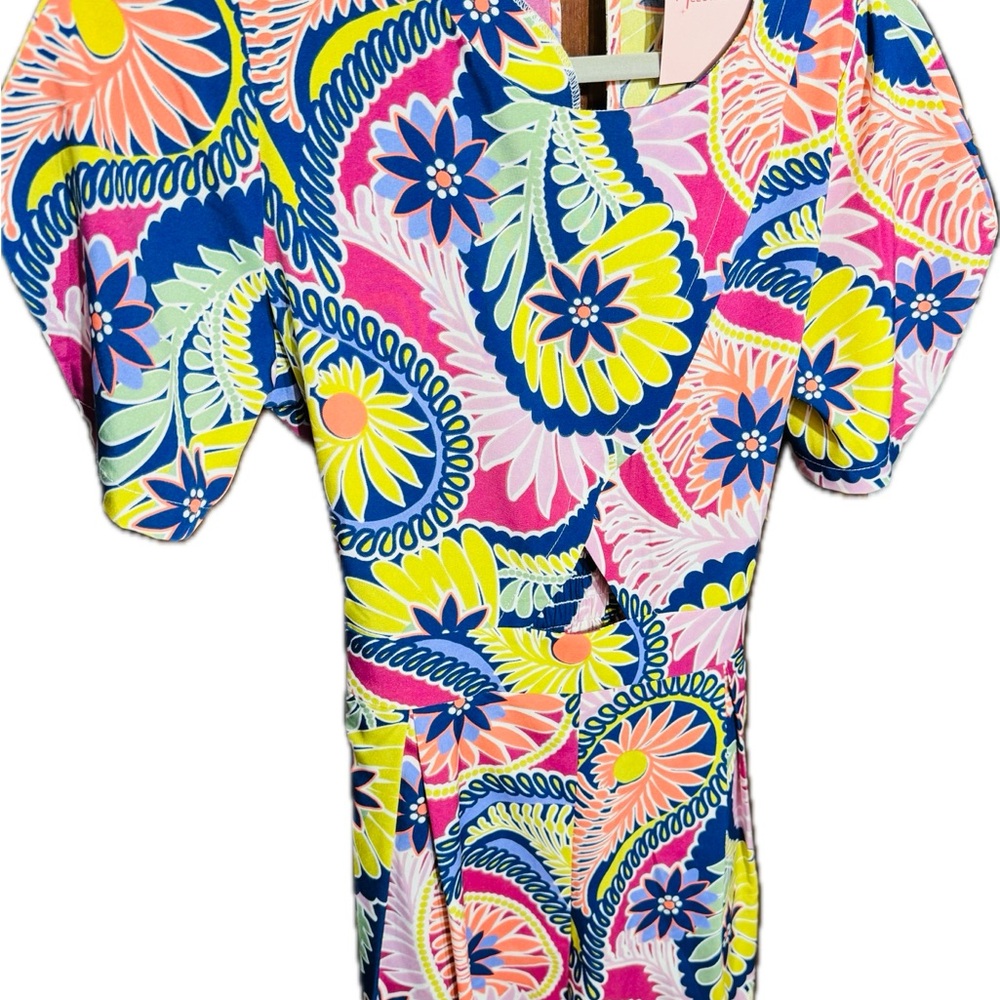 Vibrant Floral Patterned romper